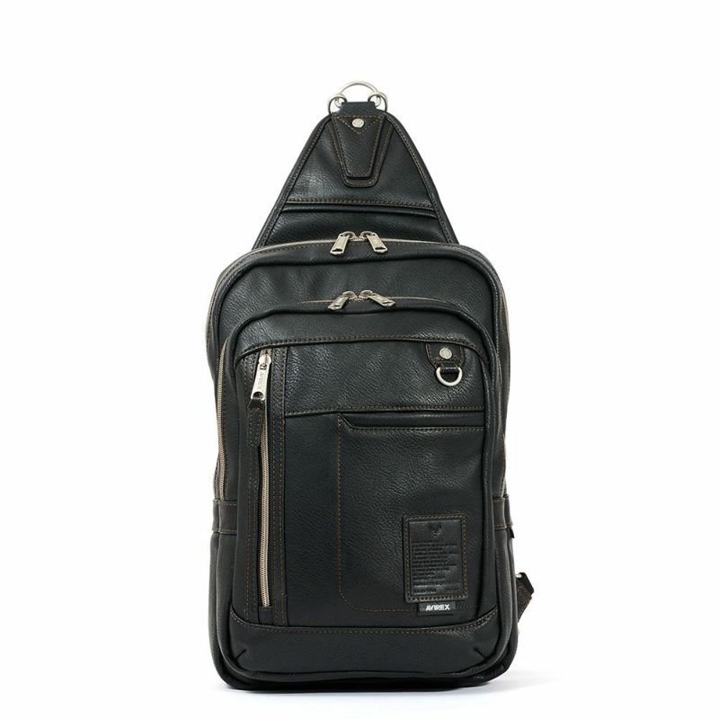 アビレックスリュックボディバッグ2WAYAVIREXバッグリュックサック大容量大きめ合皮ショルダーバッグアヴィレックスメンズブランド人気かっこいい斜めがけ斜め掛け30代40代50代60代AX5008