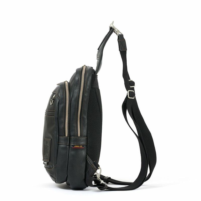アビレックスリュックボディバッグ2WAYAVIREXバッグリュックサック大容量大きめ合皮ショルダーバッグアヴィレックスメンズブランド人気かっこいい斜めがけ斜め掛け30代40代50代60代AX5008