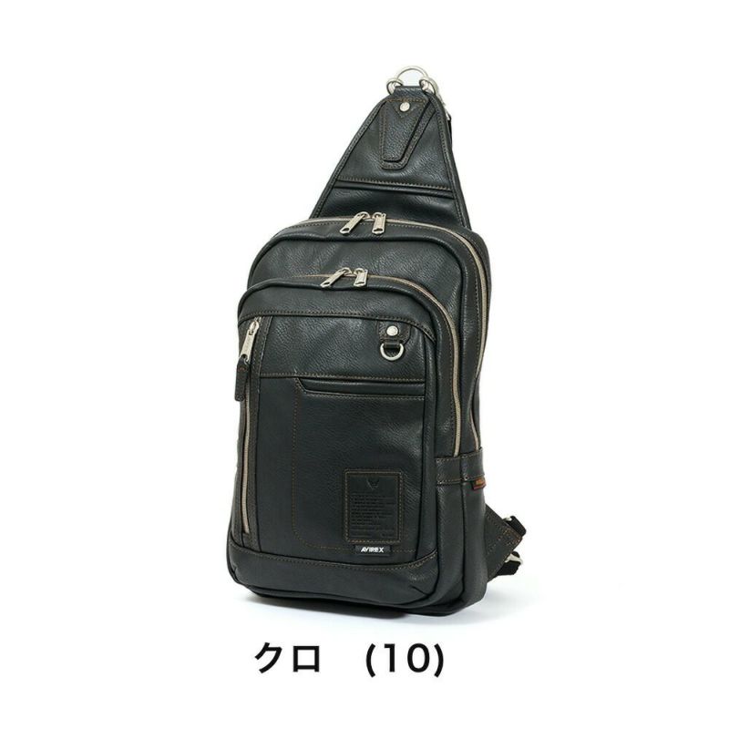 アビレックスリュックボディバッグ2WAYAVIREXバッグリュックサック大容量大きめ合皮ショルダーバッグアヴィレックスメンズブランド人気かっこいい斜めがけ斜め掛け30代40代50代60代AX5008