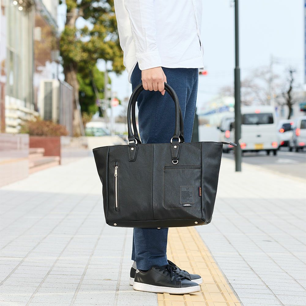 AVIREXアビレックストートバッグメンズ合皮横型肩掛けカバントートバッグトート大容量大きめアヴィレックスAX5009