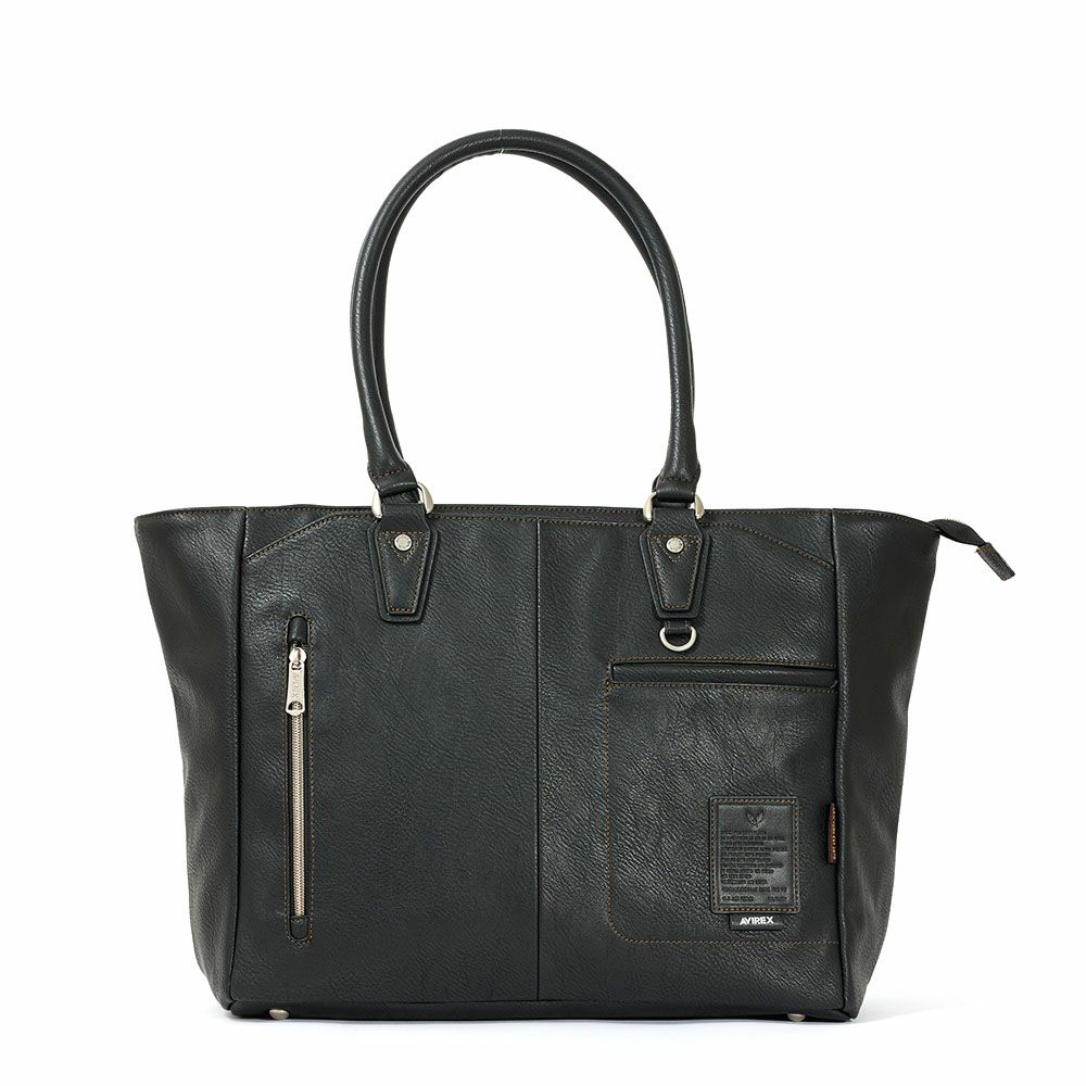 AVIREXアビレックストートバッグメンズ合皮横型肩掛けカバントートバッグトート大容量大きめアヴィレックスAX5009