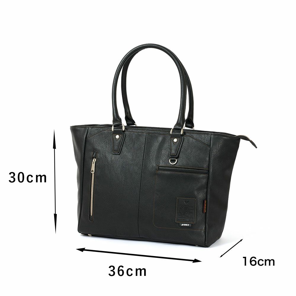 AVIREXアビレックストートバッグメンズ合皮横型肩掛けカバントートバッグトート大容量大きめアヴィレックスAX5009