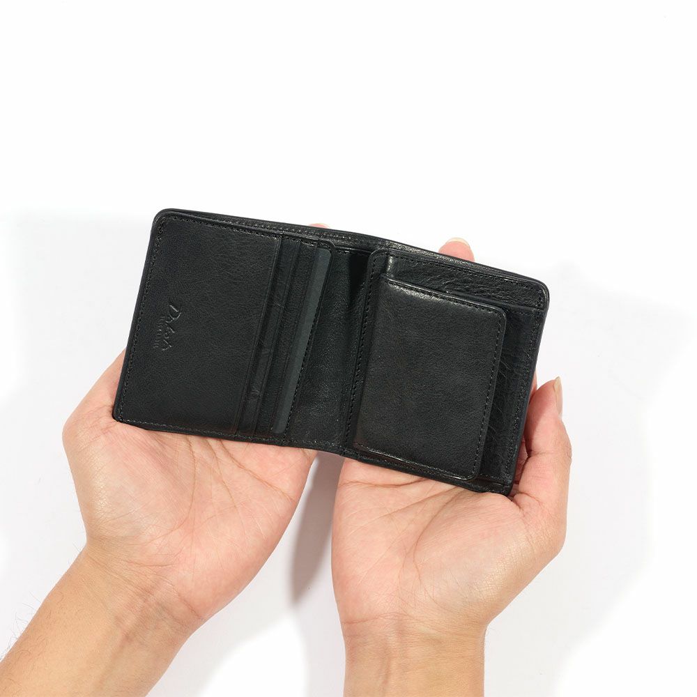 ダコタDakota財布二つ折りミニ財布メンズミニモ二つ折り財布本革レザー2つ折り財布ブランドシンプル男性プレゼントDakotaBLACKLABELダコタブラックレーベル627617