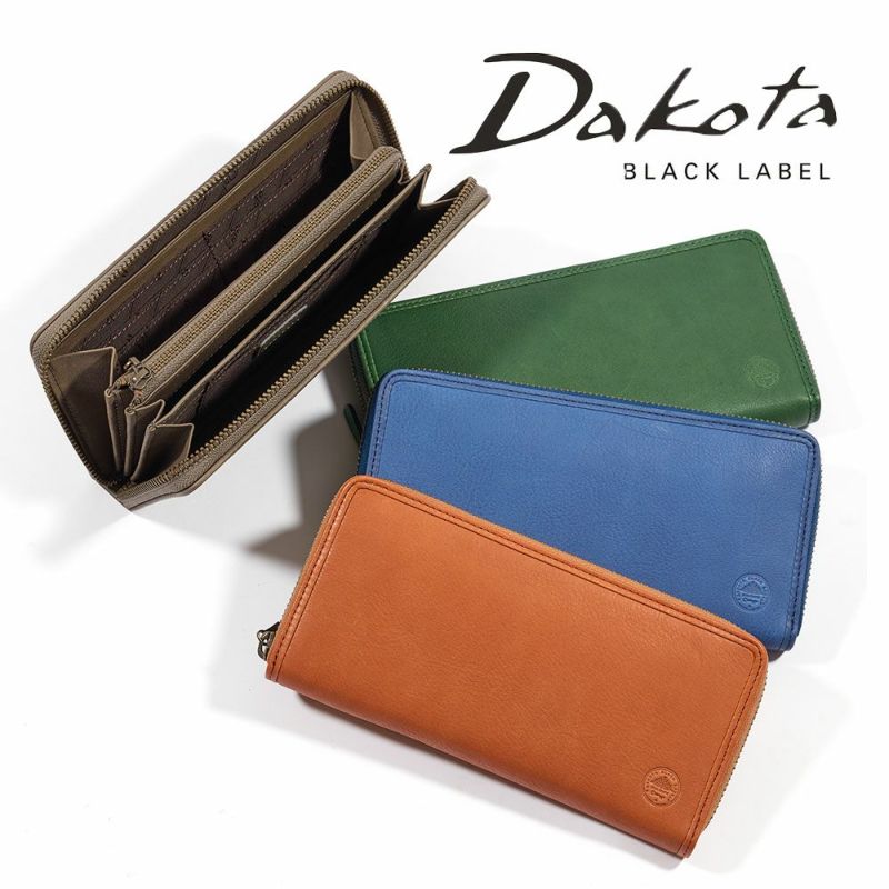 ダコタDakota長財布ラウンドファスナーメンズアライヴ財布本革大容量レザー小銭入れありファスナー付きブランドDakotaBLACKLABELダコタブラックレーベル620023