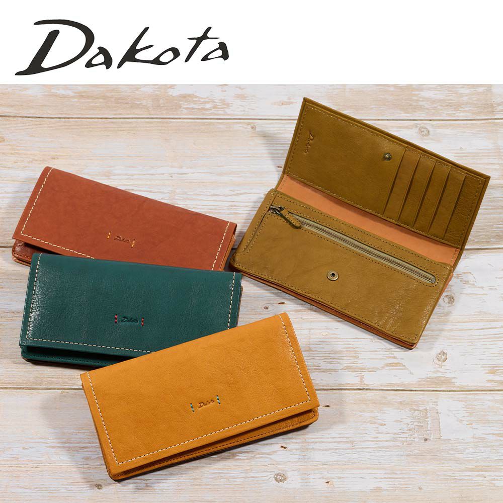 ダコタDakota長財布レディースピアッタかぶせ型財布薄いレディース財布レディース長財布本革革レザー大容量ブランドおしゃれ薄いカード入れ多いカードポケット多数31532