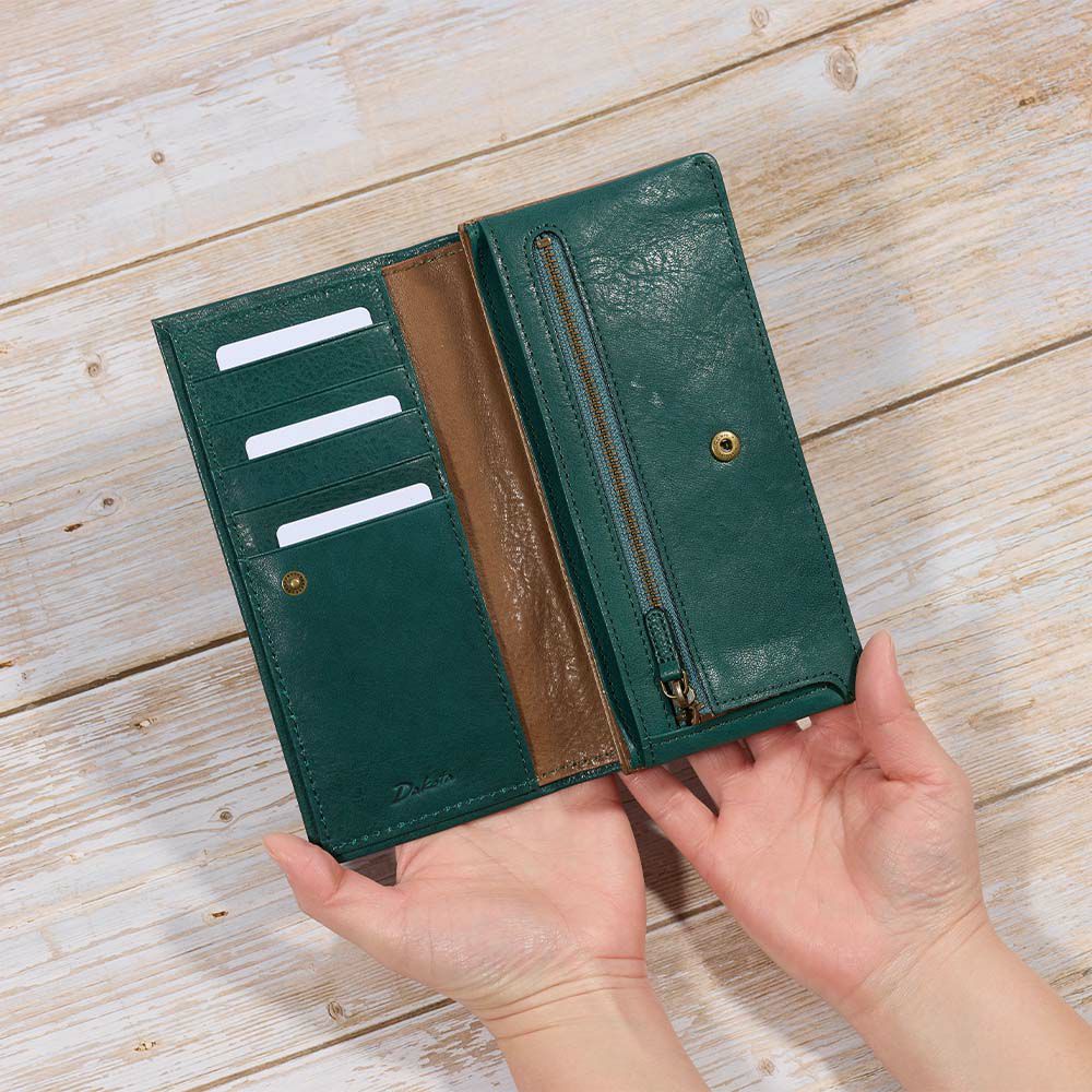ダコタDakota長財布レディースピアッタかぶせ型財布薄いレディース財布レディース長財布本革革レザー大容量ブランドおしゃれ薄いカード入れ多いカードポケット多数31532