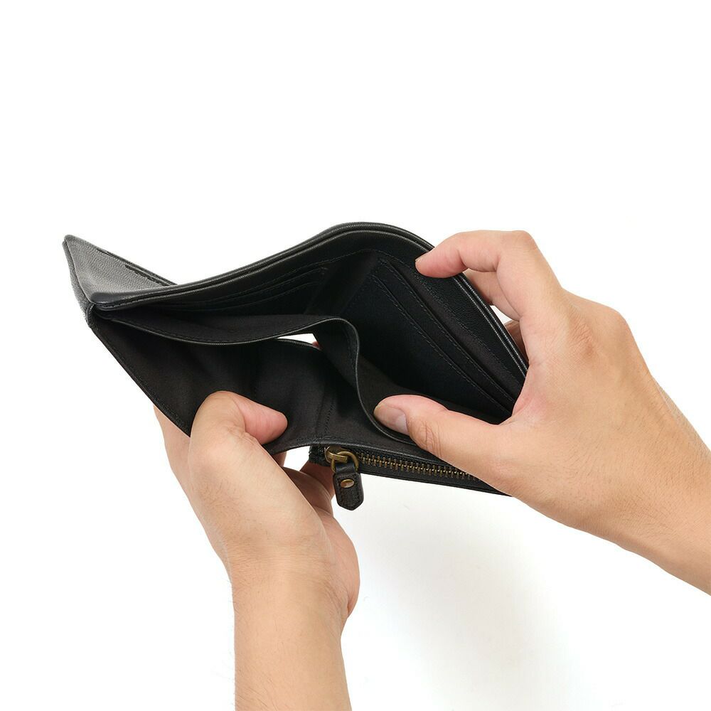 ZONALe財布二つ折りゾナール二つ折り財布本革革レザーメンズレディースカプリ折りたたみ2つ折りミドルウォレットカードがたくさん入るブランドおしゃれ人気大容量ギフトプレゼント31322