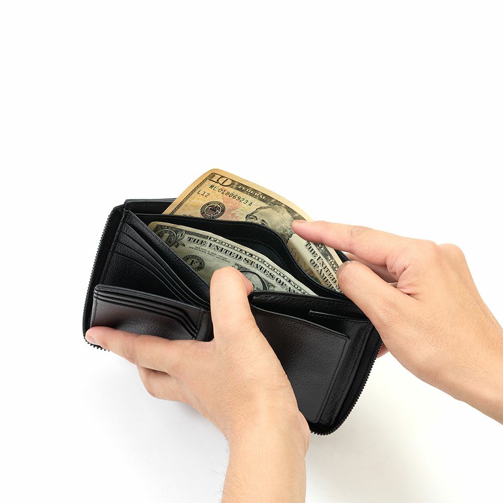 ZONALe財布二つ折り財布ゾナール二つ折り2つ折り本革革レザーメンズストラト折りたたみ小銭入れ付きファスナーブランドおしゃれ縦型タテ型人気大容量ギフトプレゼント男性日本製31354