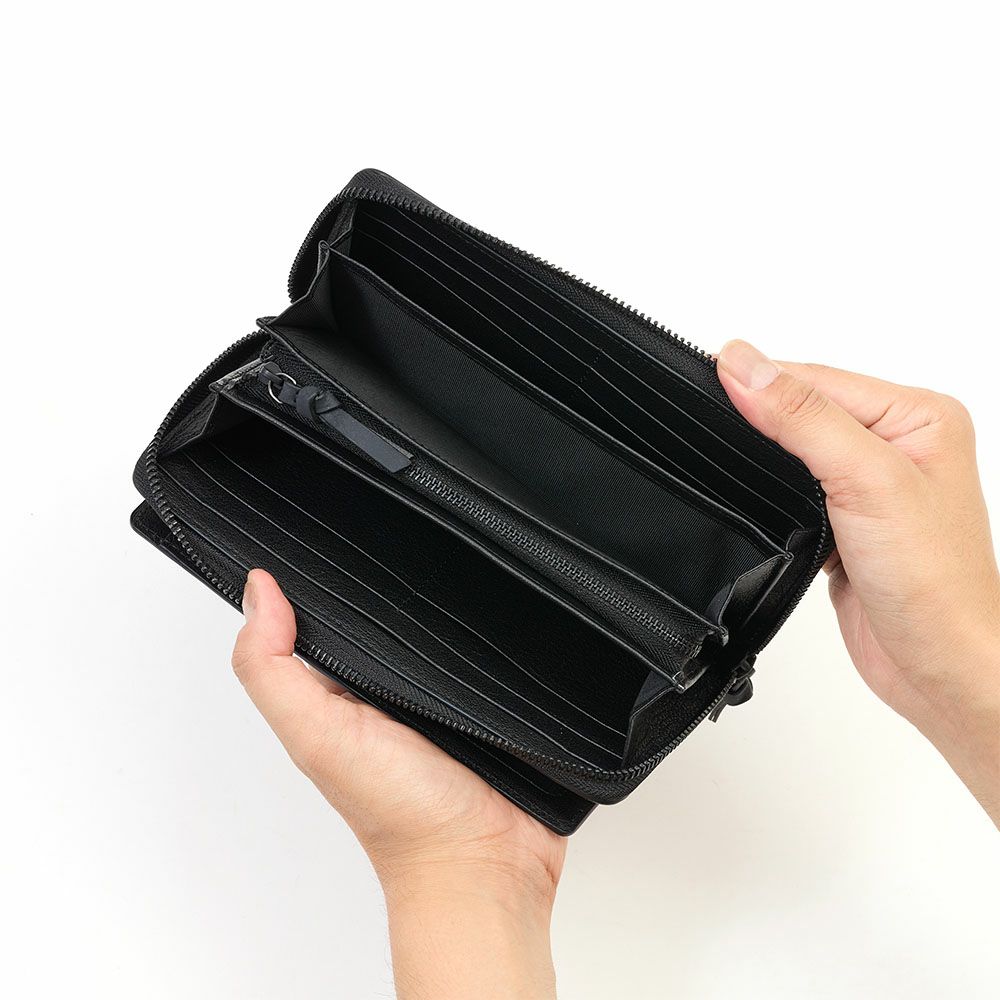 ZONALe長財布ゾナールラウンドファスナー財布本革革レザーメンズレディースストラトファスナー付きロングウォレットメンズ財布小銭入れ付きブランド人気大容量彼氏おしゃれ日本製31355