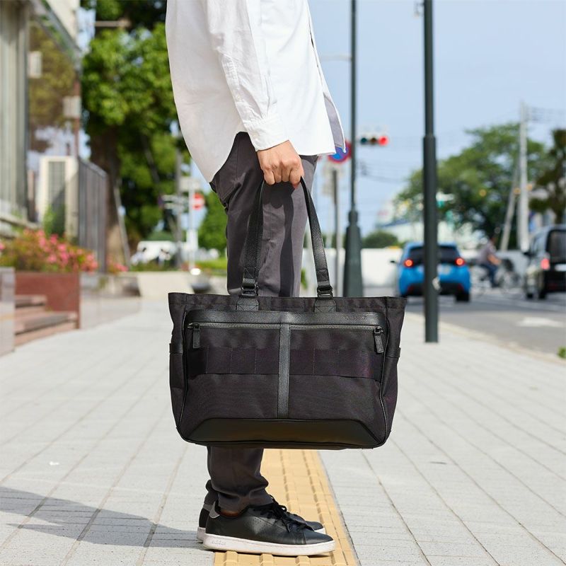 ブリーフィングトートバッグBRIEFINGFUSIONSQTOTEHDメンズレディースA4ビジネストートビジネスバッグ横型通勤通学日本製ブランドビジネス肩掛けカバン正規品BRA203T05