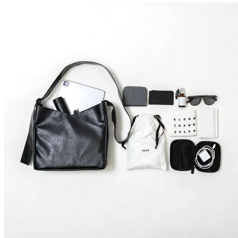 KLONショルダーバッグクローンメンズレディースBUTTERFLYSHOULDERBAGおしゃれ通学通勤ブラック黒