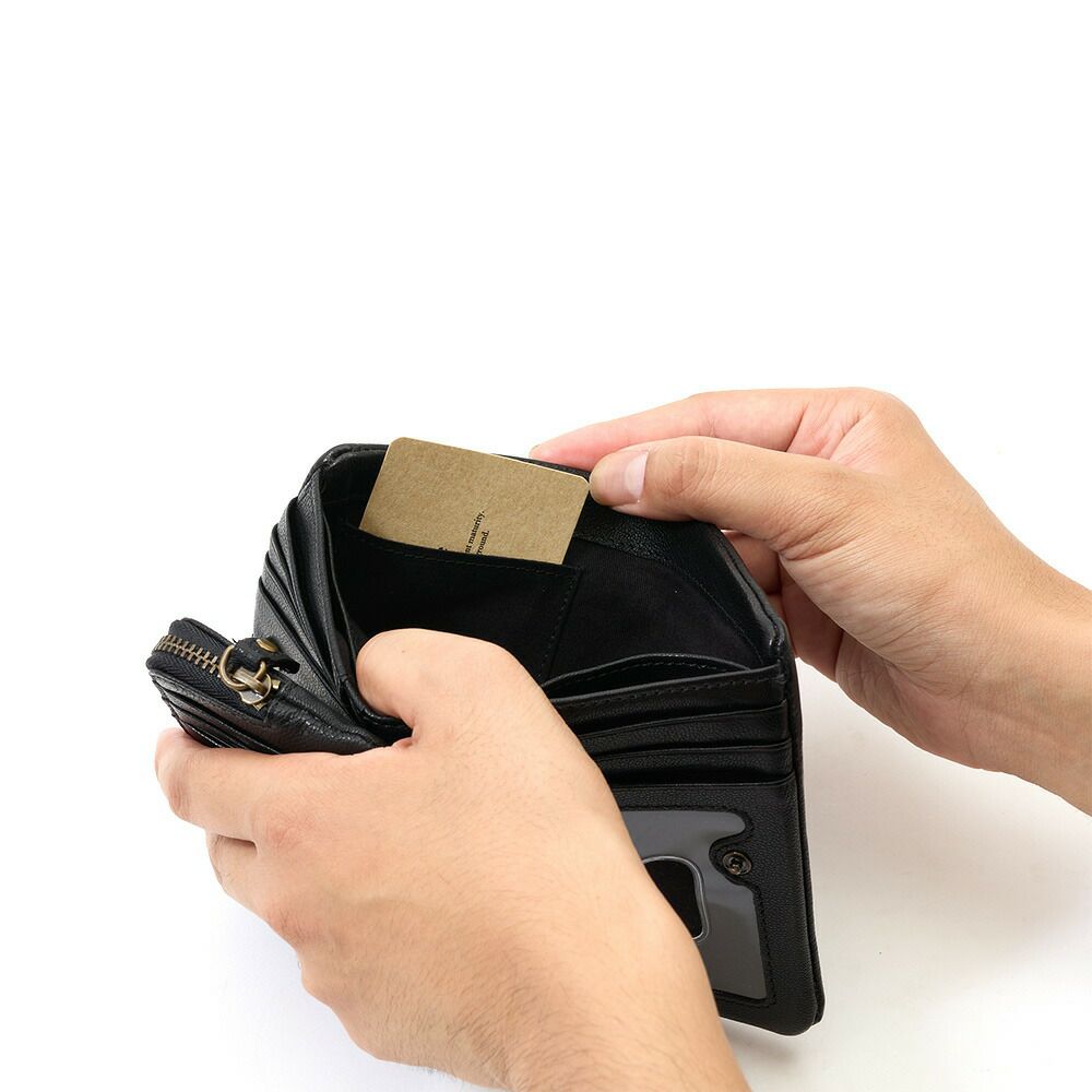 ZONALeミドルウォレット財布二つ折り縦型ゾナール二つ折り財布本革革レザーメンズレディースカプリ小銭入れ取れるブランドおしゃれ人気大容量ギフトプレゼント31323