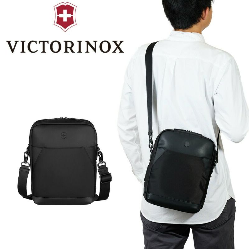 ビクトリノックスショルダーバッグVICTORINOX6Lアロックスネロクロスボディバッグショルダーバッグビジネスバッグメンズレディース大人斜めがけ斜め掛け40代50代ブランド612767