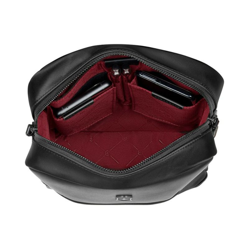 ビクトリノックスショルダーバッグVICTORINOX6Lアロックスネロクロスボディバッグショルダーバッグビジネスバッグメンズレディース大人斜めがけ斜め掛け40代50代ブランド612767