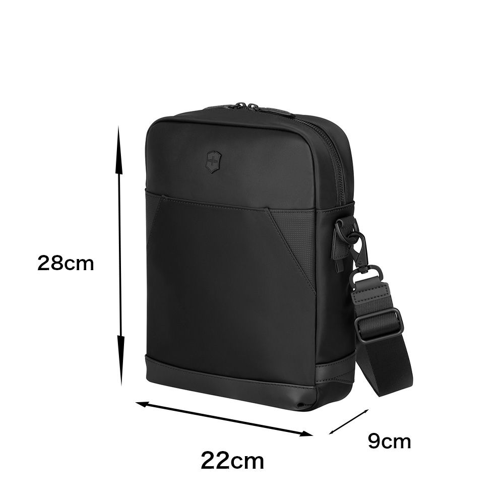 ビクトリノックスショルダーバッグVICTORINOX6Lアロックスネロクロスボディバッグショルダーバッグビジネスバッグメンズレディース大人斜めがけ斜め掛け40代50代ブランド612767