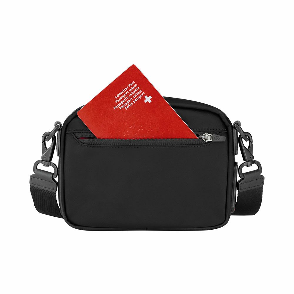 ビクトリノックスショルダーバッグVICTORINOX2Lアロックスネロコンパクトクロスボディバッグショルダーバッグビジネスバッグメンズ斜め掛け斜めがけ小さめ小さいブランド612768