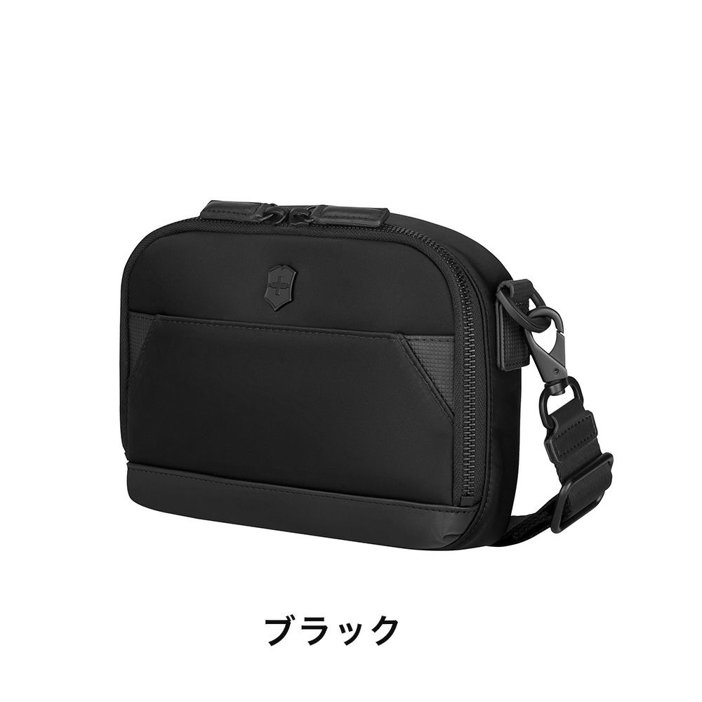 ビクトリノックスショルダーバッグVICTORINOX2Lアロックスネロコンパクトクロスボディバッグショルダーバッグビジネスバッグメンズ斜め掛け斜めがけ小さめ小さいブランド612768