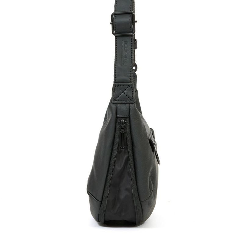 DOUBLESダブルスショルダーバッグバッグメンズレディース三日月型小さめ本革革レザー斜めがけ斜め掛け30代40代50代JPJ-1300