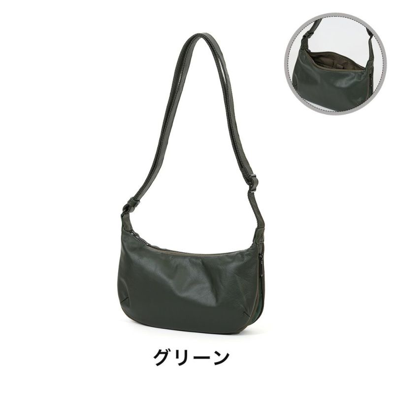 DOUBLESダブルスショルダーバッグバッグメンズレディース三日月型小さめ本革革レザー斜めがけ斜め掛け30代40代50代JPJ-1300