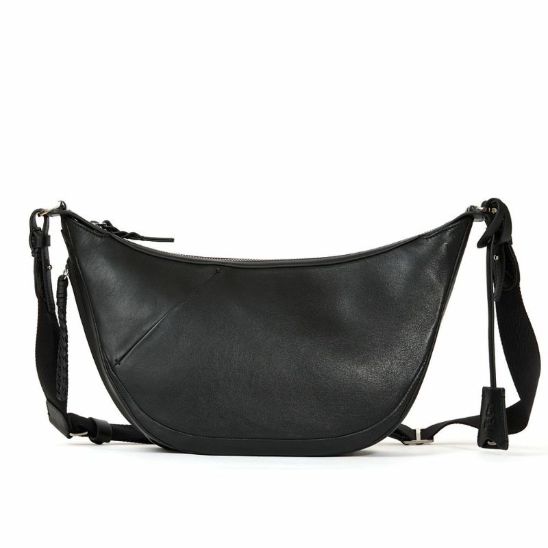 P.I.Dショルダーバッグ本革メンズピーアイディー撥水三日月型舟形通勤ショルダーショルダーバッグビジネスレザー革ブランドカジュアルPIDピー・アイ・ディーPAZ108