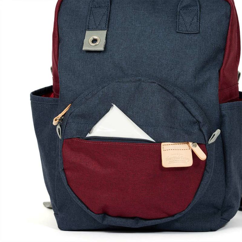 HeartMadeFactoryリュックレディース女性リュックサックブランドかわいいおしゃれ軽量人気通勤ファスナー付きハートメイドファクトリーマザーズバッグマザーズリュック30代40代50代FY0743