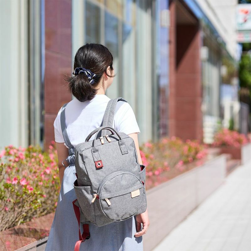 HeartMadeFactoryリュックレディース女性リュックサックブランドかわいいおしゃれ軽量人気通勤ファスナー付きハートメイドファクトリーマザーズバッグマザーズリュック30代40代50代FY0744