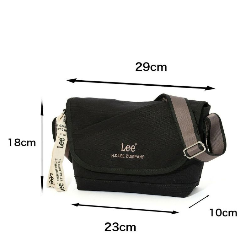 Leeリーショルダーバッグバッグレディースブランドショルダーバックフラップ斜め掛け斜めがけ帆布人気シンプル大人おしゃれ30代40代50代60代320-1302