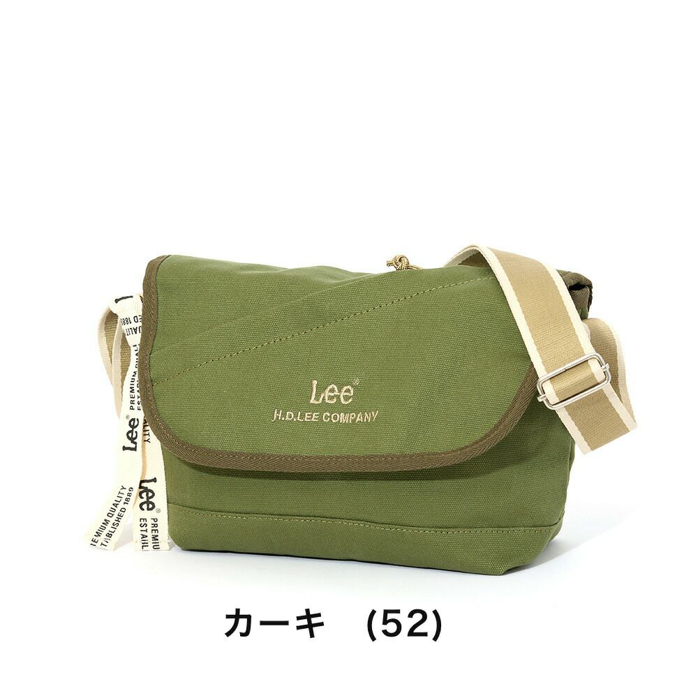 Leeリーショルダーバッグバッグレディースブランドショルダーバックフラップ斜め掛け斜めがけ帆布人気シンプル大人おしゃれ30代40代50代60代320-1302