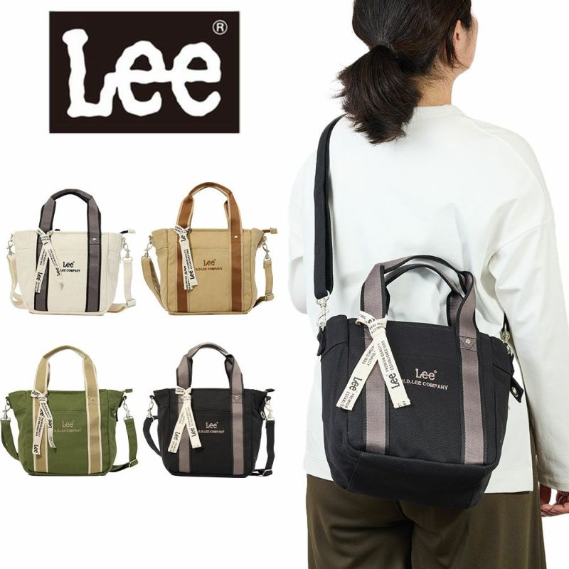 Leeリーショルダーバッグバッグレディースミニトートバッグ2WAYミニトートブランドショルダーバック斜め掛け斜めがけ帆布人気かっこいいシンプル大人30代40代50代60代320-1303
