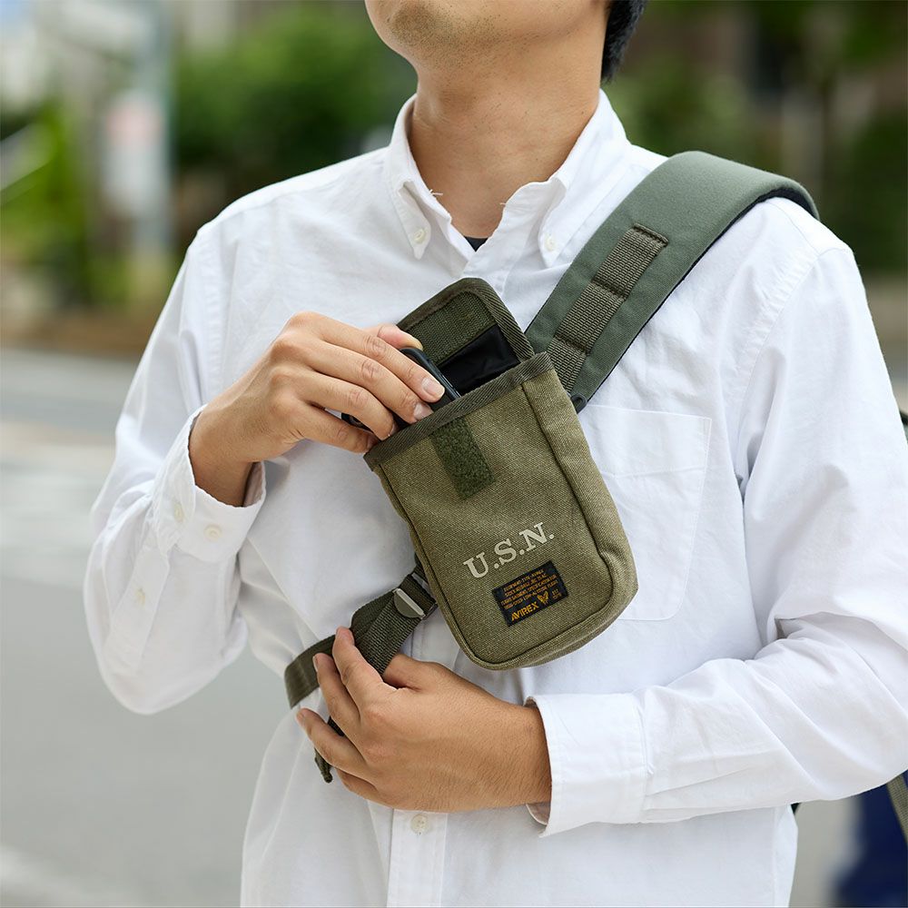 AVIREXアビレックスボディバッグトップガン2TOPGUNII限定モデルメンズレディースアヴィレックスボディバックワンショルダーバッグ大容量大きめかっこいいブランドミリタリーバッグAVX305K