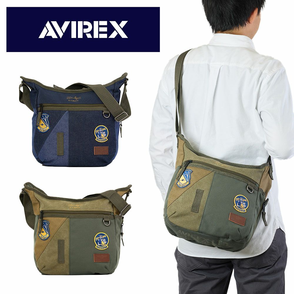 AVIREXアビレックスショルダーバッグトップガン2TOPGUNIIメンズレディースアヴィレックスショルダーバックショルダー斜めがけ斜め掛け大容量大きめAX1170K
