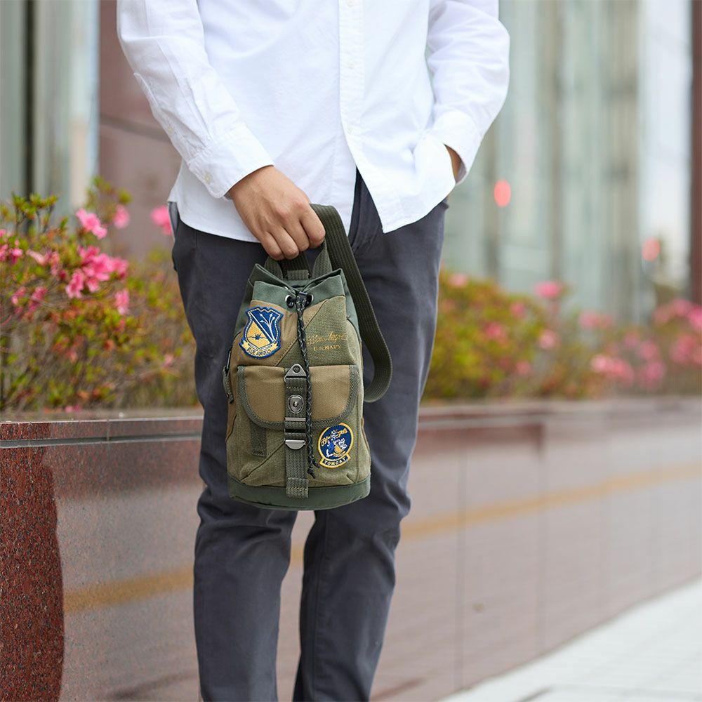 AVIREXアビレックス2WAYボンサックボディバッグショルダーバッグトップガン2TOPGUNIIメンズレディースアヴィレックス斜めがけ斜め掛け巾着巾着バッグAVX3529K