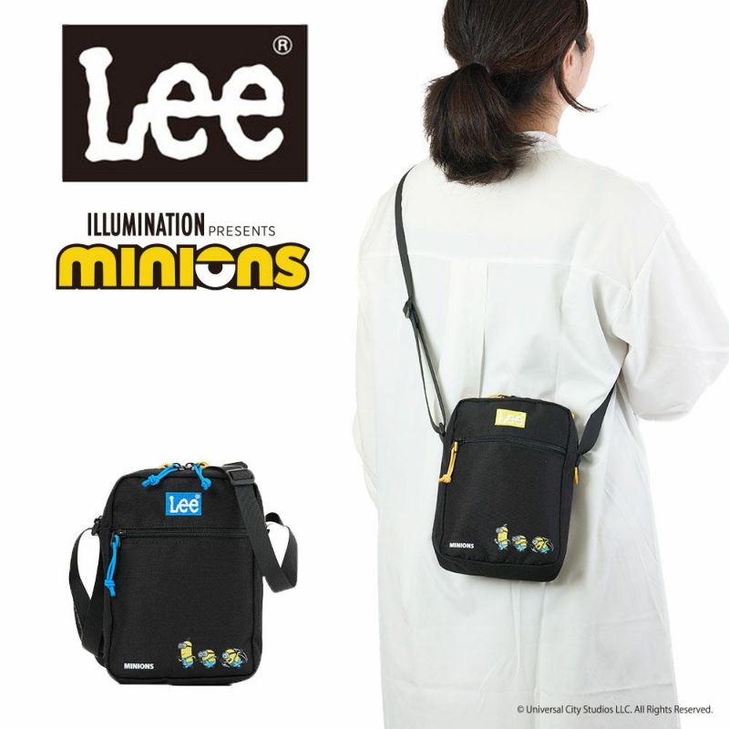 Leeリーショルダーバッグミニオンminionコラボバッグブランドショルダーバック斜め掛け斜めがけ人気ブランドかっこいいシンプル大人おしゃれキャラクターミニオンズminions320-30030