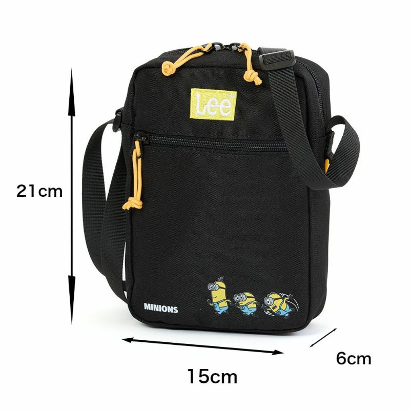 Leeリーショルダーバッグミニオンminionコラボバッグブランドショルダーバック斜め掛け斜めがけ人気ブランドかっこいいシンプル大人おしゃれキャラクターミニオンズminions320-30030