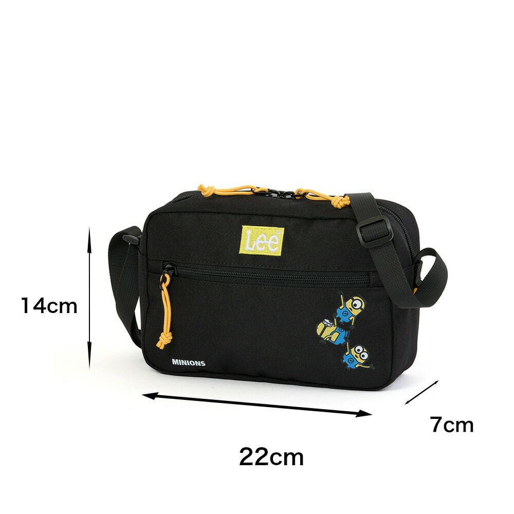 Leeリーショルダーバッグミニオンminionコラボバッグブランドショルダーバック斜め掛け斜めがけ人気ブランドかっこいいシンプル大人おしゃれキャラクターミニオンズminions320-30032