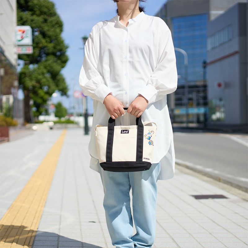 Leeリーショルダーバッグミニオンminionコラボバッグブランドミニトートバッグ2WAY人気ブランドかっこいいシンプル大人おしゃれキャラクターミニオンズminions320-30010