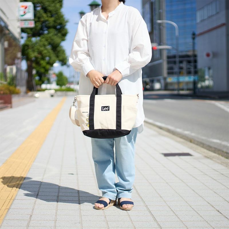 Leeリーショルダーバッグミニオンminionコラボバッグブランドミニトートバッグ2WAY人気ブランドかっこいいシンプル大人おしゃれキャラクターミニオンズminions320-30011