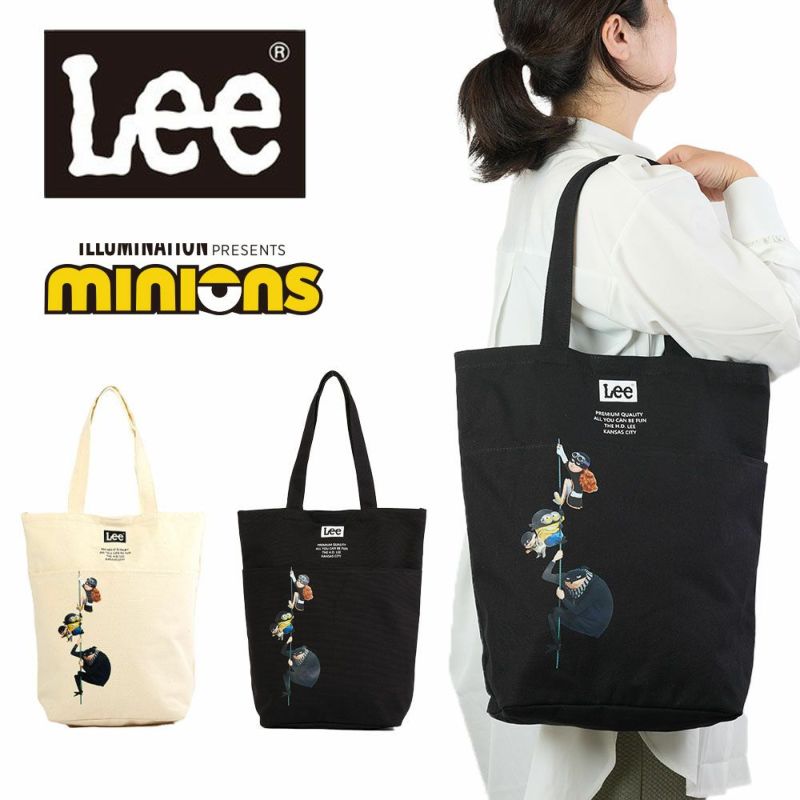 Leeリートートバッグミニオンminionコラボバッグブランドグルー怪盗グルー人気ブランドかっこいいシンプル大人おしゃれキャラクターミニオンズminions320-30041
