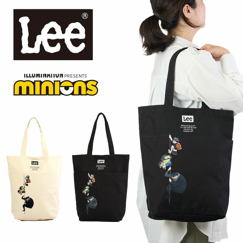 Leeリートートバッグミニオンminionコラボバッグブランドグルー怪盗グルー人気ブランドかっこいいシンプル大人おしゃれキャラクターミニオンズminions320-30041