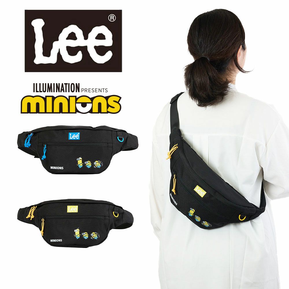 Leeリーボディバッグミニオンminionコラボバッグブランドウエストバッグショルダーバッグ人気ブランドかっこいいシンプル大人おしゃれキャラクターミニオンズminions320-30031
