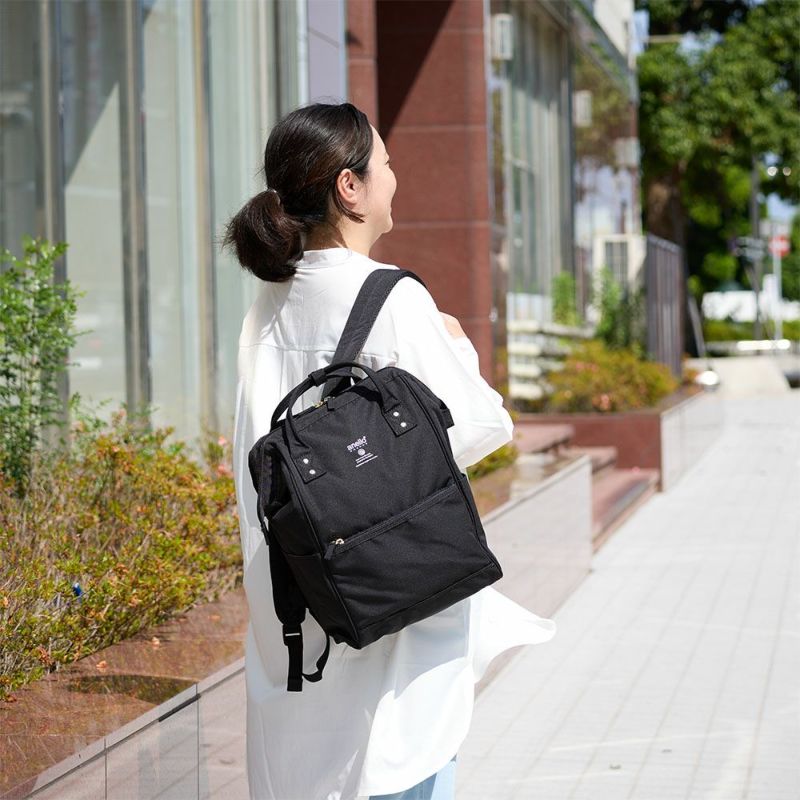 アネログランデリュックレディース女性anelloGRANDEA418L通学通勤リュックサックおしゃれ人気大人かわいい撥水黒シンプル口金リュックSPSA4口金リュック(R)GUB3013Z