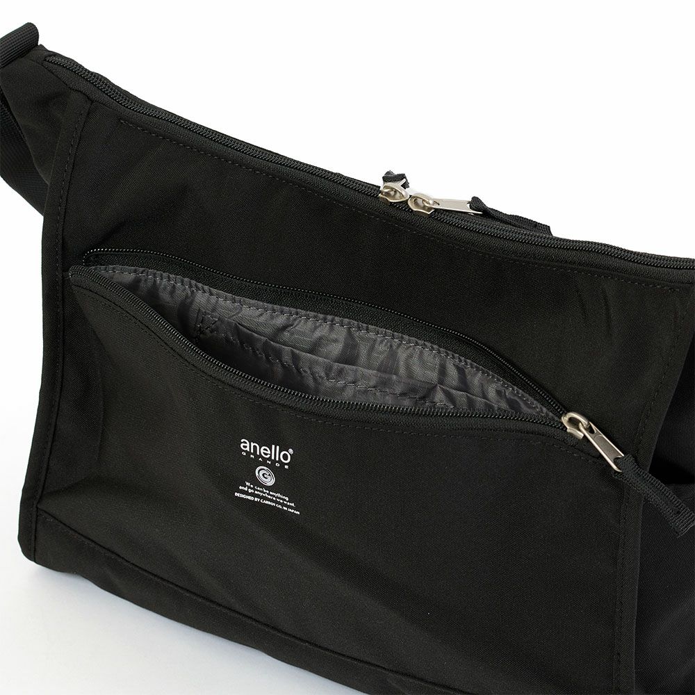 アネログランデショルダーバッグレディースファスナー付きanelloGRANDEバッグ軽量人気おしゃれ斜めがけブランド小さめ撥水CABINA5ショルダーバッグGTM0172Z