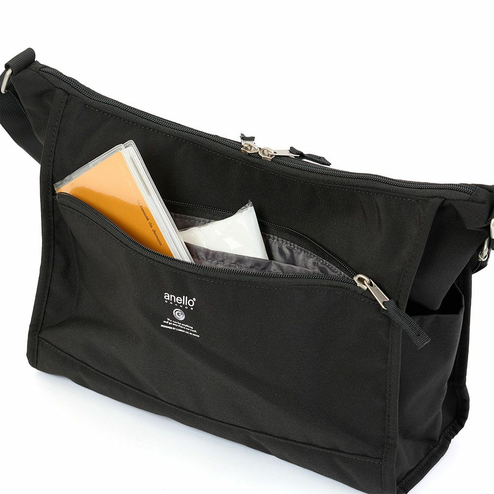 アネログランデショルダーバッグレディースファスナー付きanelloGRANDEバッグ軽量人気おしゃれ斜めがけブランド小さめ撥水CABINA5ショルダーバッグGTM0172Z