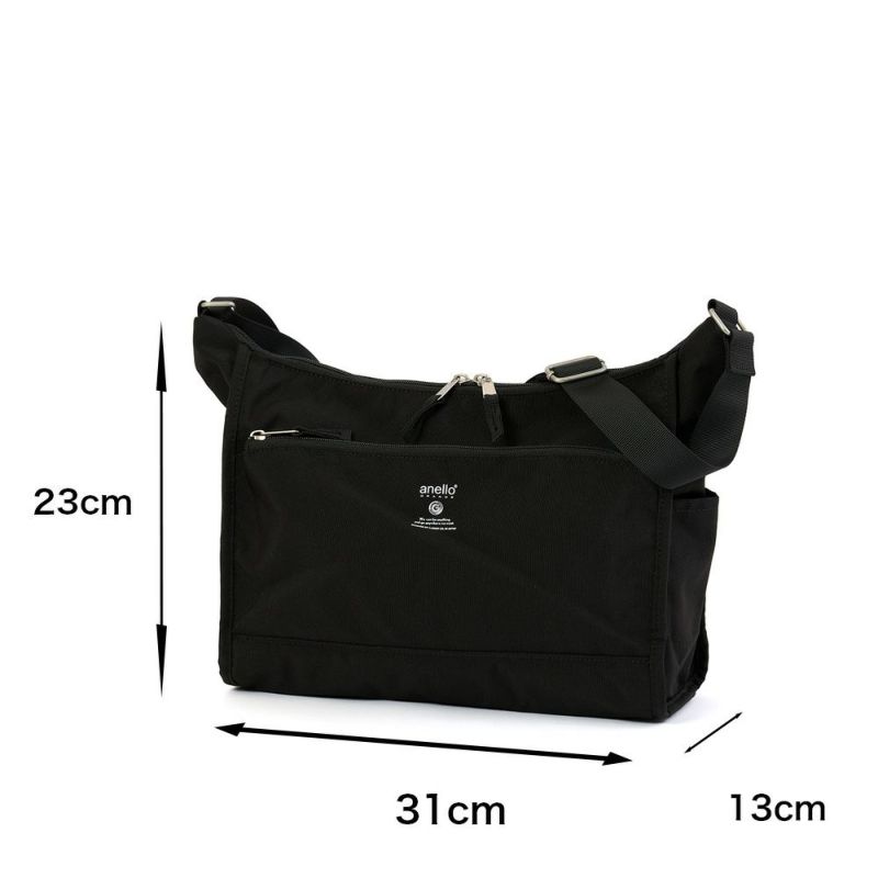 アネログランデショルダーバッグレディースファスナー付きanelloGRANDEバッグ軽量人気おしゃれ斜めがけブランド小さめ撥水CABINA5ショルダーバッグGTM0172Z