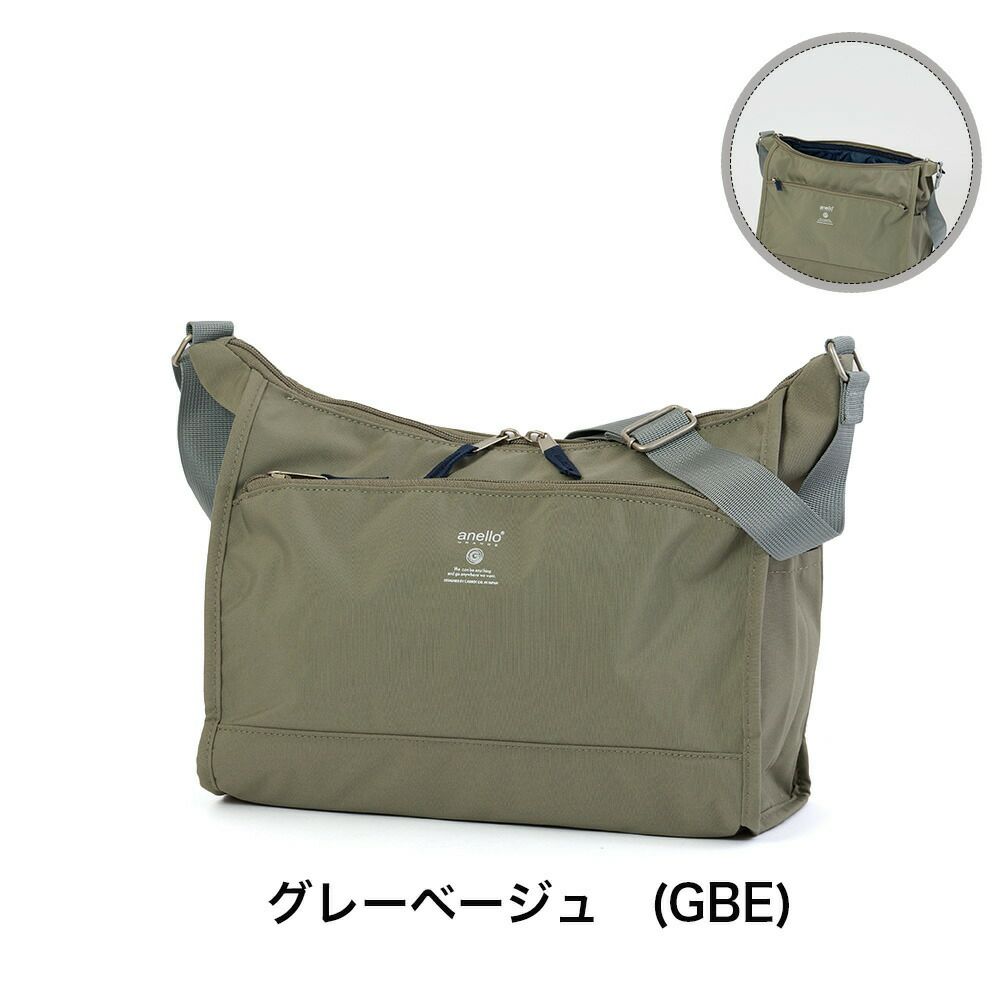 アネログランデショルダーバッグレディースファスナー付きanelloGRANDEバッグ軽量人気おしゃれ斜めがけブランド小さめ撥水CABINA5ショルダーバッグGTM0172Z