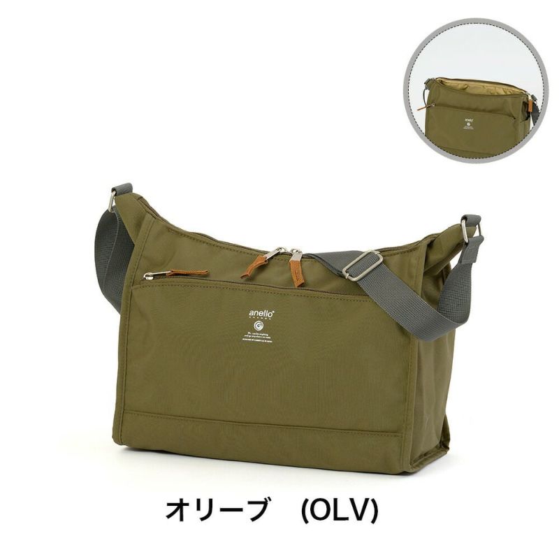 アネログランデショルダーバッグレディースファスナー付きanelloGRANDEバッグ軽量人気おしゃれ斜めがけブランド小さめ撥水CABINA5ショルダーバッグGTM0172Z