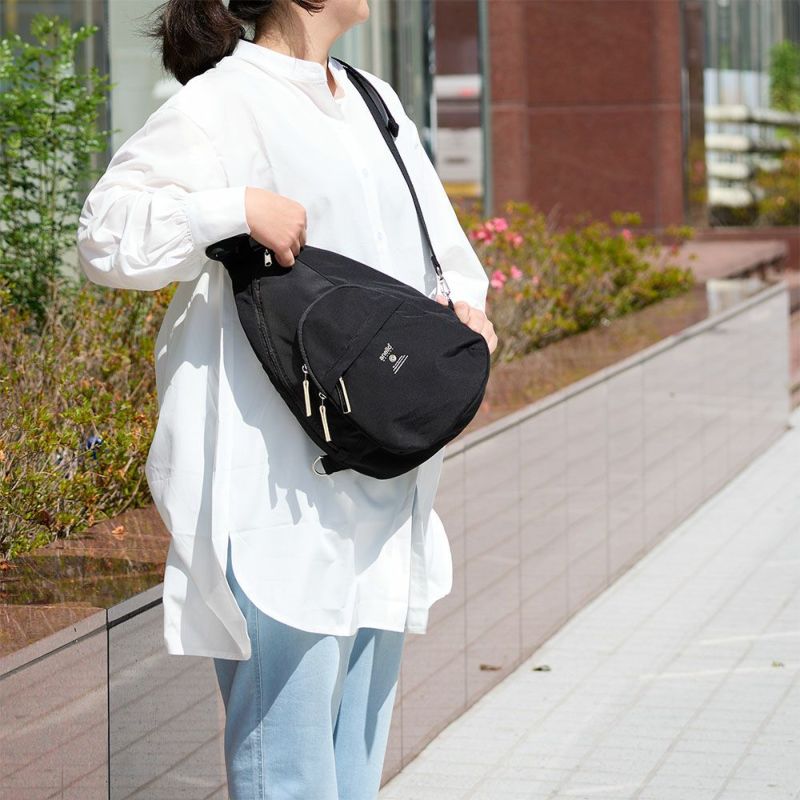 アネログランデボディバッグレディースファスナー付きanelloGRANDEバッグ軽量人気おしゃれ斜めがけブランドMOISTA5クロスボディGTM0314Z