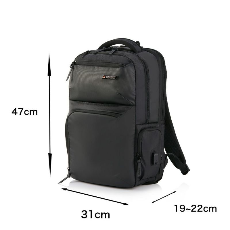 【正規取扱店】アメリカンツーリスターリュックAmericanTouristerメンズ30L35LB4A4セグノバックパック3ビジネスリュック容量拡張通勤出張1泊2泊大容量ブランドレインカバーUSBポート149575