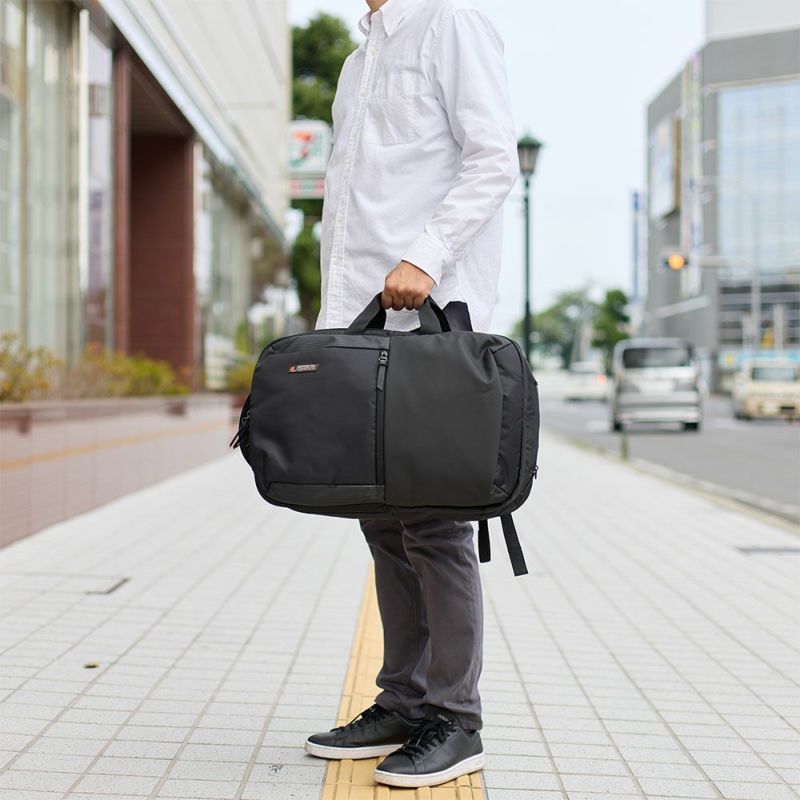 【正規取扱店】アメリカンツーリスターリュックAmericanTouristerメンズ34LB4A4セグノバックパック4ビジネスリュック2WAY大きめ通勤出張1泊2泊大容量ブランドレインカバーUSBポート149576
