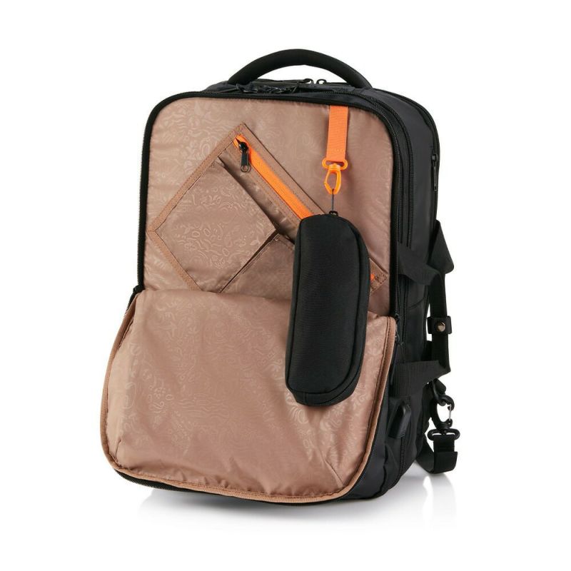 【正規取扱店】アメリカンツーリスターリュックAmericanTouristerメンズ34LB4A4セグノバックパック4ビジネスリュック2WAY大きめ通勤出張1泊2泊大容量ブランドレインカバーUSBポート149576